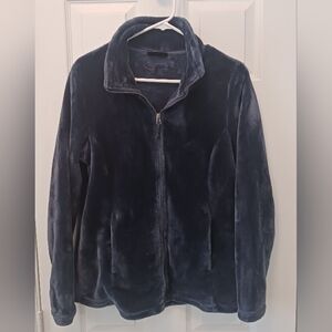 Heatkeep Navy Blue Zip-Up Jacket sz L